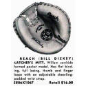 1962 Reach Bill Dickey Catchers Mitt