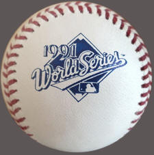 1991 Fay Vincent Official World Series Baseball